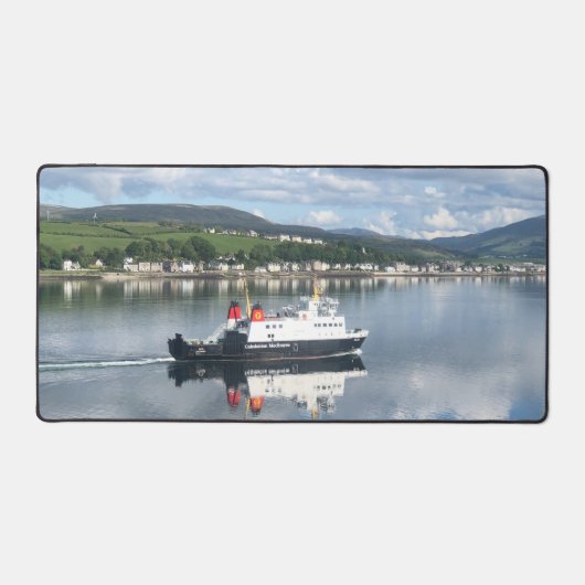 Calmac Ferry Vertrekkend van het eiland Bute, Scho Bureaumat (Voorkant)