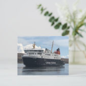 Calmac Veerboot Varen naar Islay in Schotland Briefkaart (Staand voorkant)