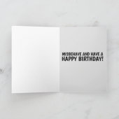 CALMANITY JANE (Cowgirl) BIRTHDAY-KAARTEN VOOR HAA Kaart (Binnen)