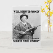 CALMANITY JANE (Cowgirl) BIRTHDAY-KAARTEN VOOR HAA Kaart (Gele Bloem)