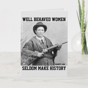 CALMANITY JANE (Cowgirl) BIRTHDAY-KAARTEN VOOR HAA Kaart