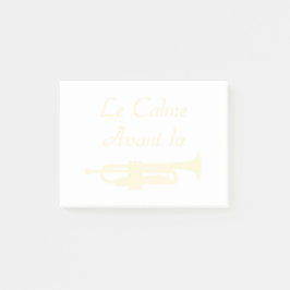 CALME VÓÓR DE TROMPETTE - Woordenspellen Post-it® Notes