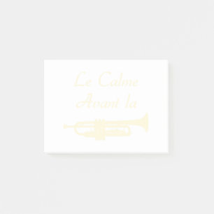 CALME VÓÓR DE TROMPETTE - Woordenspellen Post-it® Notes