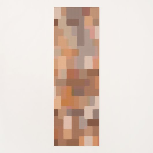 Calming Abstract Birch Yoga Mat (Voorkant)