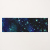 Calming Blue Galaxy Yogamat (Achterkant (horizontaal))