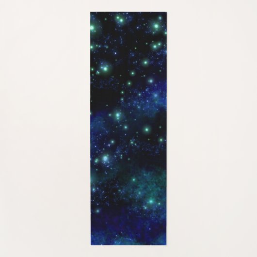 Calming Blue Galaxy Yogamat (Voorkant)