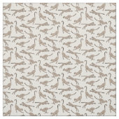 Calming cheetah leopard neutral warm beige cream stof (Swatch)