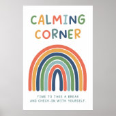 Calming Corner Classroom Poster (Voorkant)