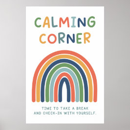 Calming Corner Classroom Poster