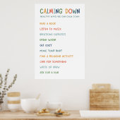Calming Corner Classroom Poster (Keuken)