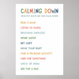 Calming Corner Classroom Poster