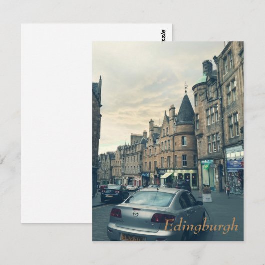 Calming Edinburgh Briefkaart (Voorkant / Achterkant)