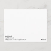 Calming Edinburgh Briefkaart (Achterkant)