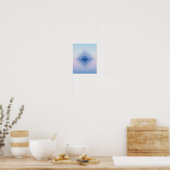 Calming Gradient Diamond - Geometrische Abstracte Poster (Keuken)