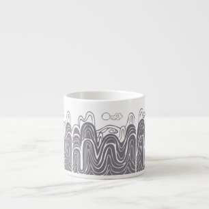 Calming Mountain Uitzicht Espresso Cup Kop