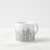 Calming Mountain-Uitzicht Espresso Kop (Voorkant rechts)