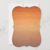 Calming Ombre Gradient Oranje Sunset Mosaic Kaart (Achterkant)
