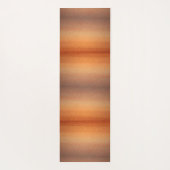 Calming Ombre Gradient Oranje Sunset Mosaic Kijk Yogamat (Achterkant)