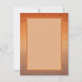 Calming Ombre Gradient Oranje Sunset Mosaic Notitiekaartje