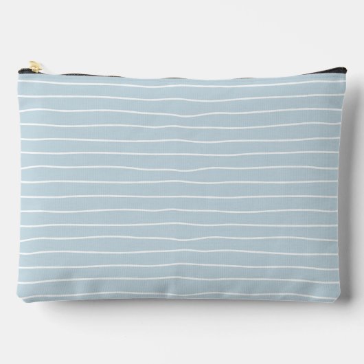 Calming Pastel Blue Ocean Waves Geometric Linear A Etui (Voorkant)