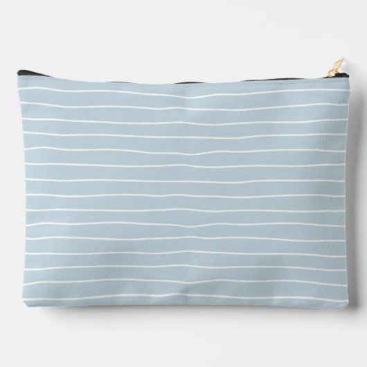 Calming Pastel Blue Ocean Waves Geometric Linear A Etui (Achterkant)