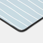 Calming Pastel Blue Ocean Waves Geometric Linear Bureaumat (Hoek)