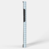 Calming Pastel Blue Ocean Waves Geometric Linear Samsung Galaxy Hoesje (Rechterkant)