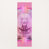 Calming Pink Namaste Zen Yogamat (Voorkant)