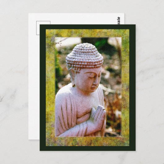Calming Praying Buddha Briefkaart (Voorkant / Achterkant)