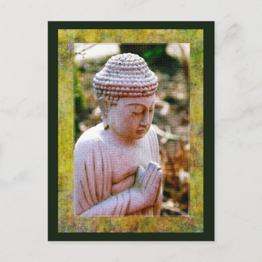 Calming Praying Buddha Briefkaart (Voorkant)
