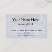 Calming Tree of Life with Angel Wings Visitekaartje (Achterkant)