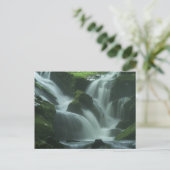 Calming waterval briefkaart (Staand voorkant)