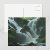 Calming waterval briefkaart (Voorkant / Achterkant)