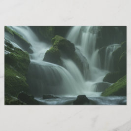 Calming waterval briefpapier