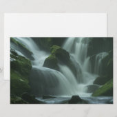 Calming waterval briefpapier (Voorkant / Achterkant)