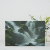 Calming waterval briefpapier (Staand voorkant)