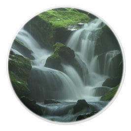 Calming waterval keramische knop