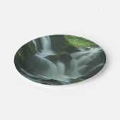Calming waterval papieren bordje (Gekanteld)