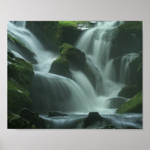 Calming waterval poster