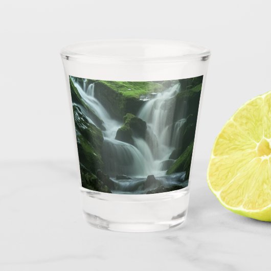 Calming waterval shot glas (Voorkant)