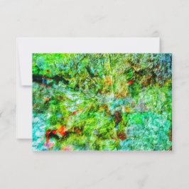 Calming yellow abstract invitation,Yellow abstract Kaart