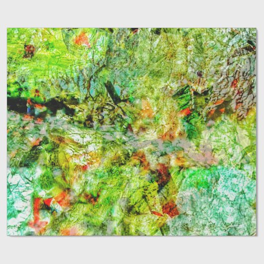 Calming yellow abstract Wrapping Paper,Calming Cadeaupapier (Vlak)