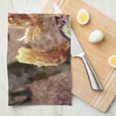 Calocera viscosa Tea Towel Theedoek (Quarter Fold)