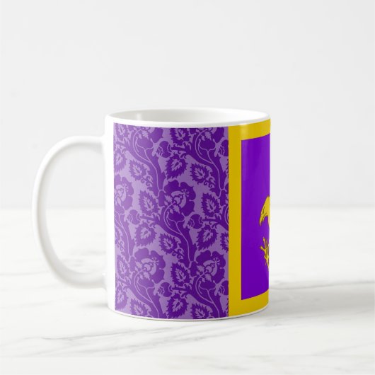 Calontir populace badge mok koffie (Links)