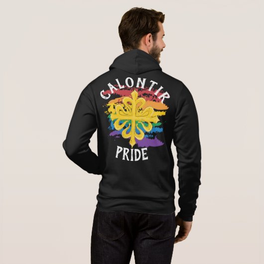 Calontir Pride Hoodie (Achterkant volledig)