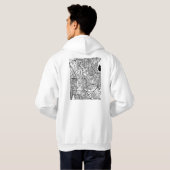 Caloocan Philippines City Map Hoodie (Achterkant volledig)