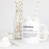 Calorieën Definitie Grappig Gewichtsverlies Woorde Koffiemok