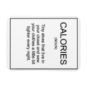 Calorieën definitie magneet voor uw keuken (Horizontaal)