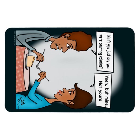 Calorieën Flexibele magneet (Horizontaal)