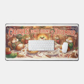 “Calories Don’t Count in December” Office Desk Mat (Keyboard & Muis)